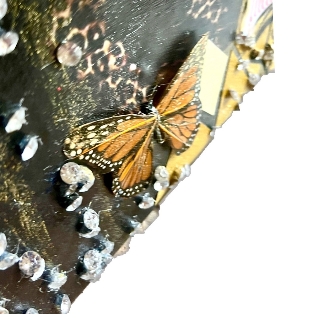 Proverbs 31 & Pearls, Diamonds Leopard Pop Out Collage Art - Picture 8 of 17